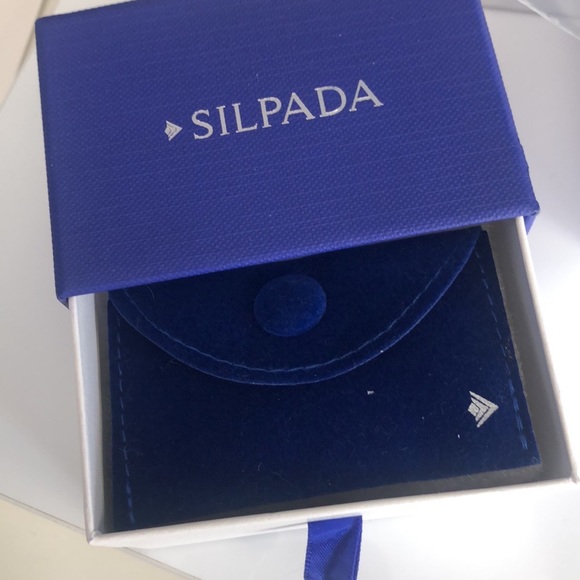 Sterling Silver Silpada ring with Natural Amethysts - Picture 4 of 4